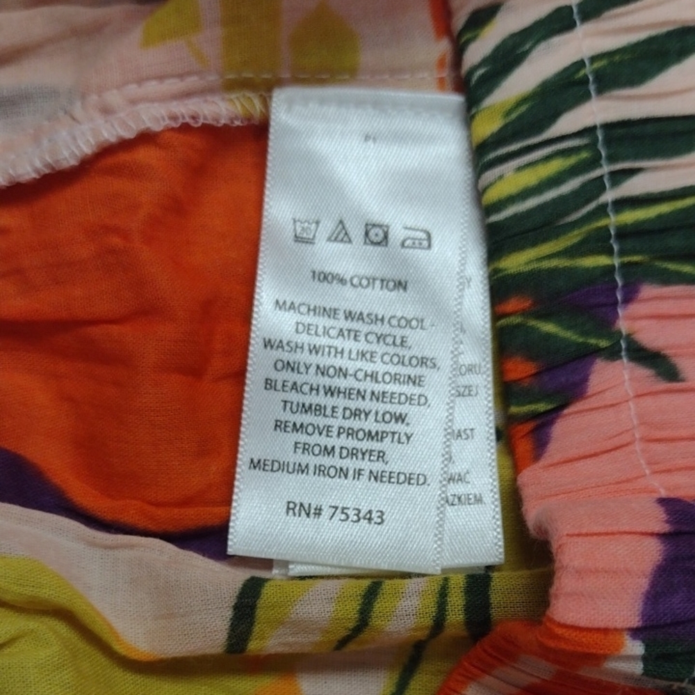 Haute Hippie 100% Cotton Multicolor Shorts,Beach, Vacation, Summer - Picture 9 of 11